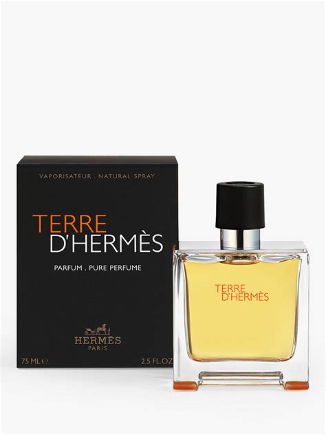 terre d hermes 75ml edp|hermes terre d'hermes pure perfume.